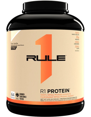 R1 Protein Naturally Flavored, Pure Vanilla -...