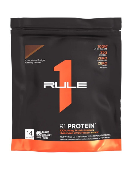 R1 Protein, Chocolate Fudge - 448g | Rule One