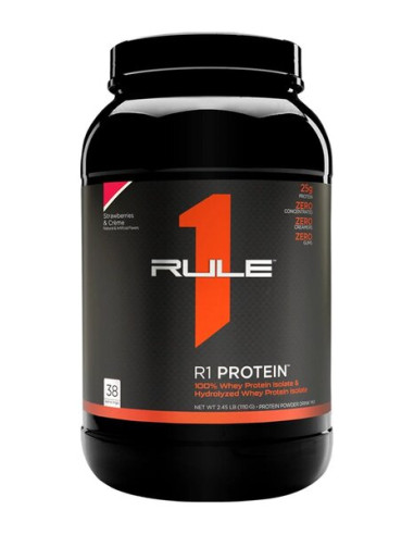 R1 Protein, Strawberries & Creme - 1110g | Rule...