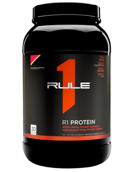 R1 Protein, Strawberry Banana - 930g | Rule One