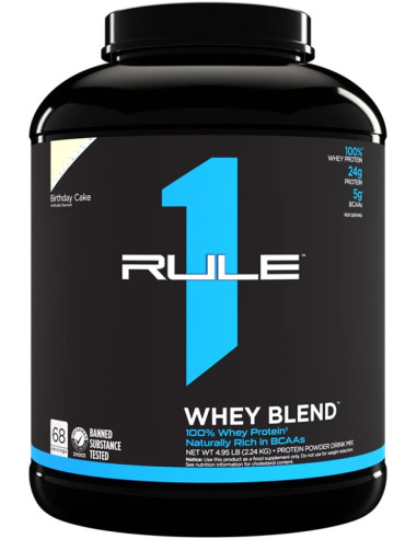R1 Whey Blend, Birthday Cake - 2240g | Rule One