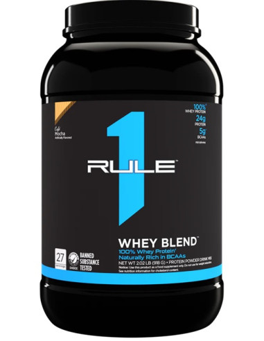 R1 Whey Blend, Cafe Mocha - 918g | Rule One