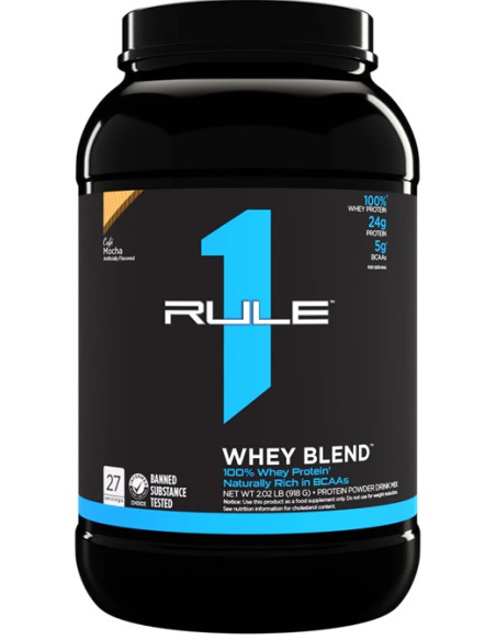 R1 Whey Blend, Cafe Mocha - 918g | Rule One