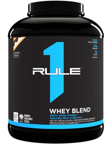 R1 Whey Blend, Campfire S'mores - 2240g | Rule One