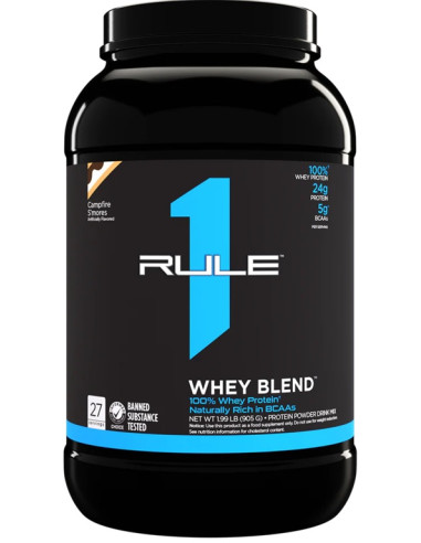 R1 Whey Blend, Campfire S'mores - 905g | Rule One