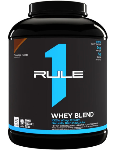 R1 Whey Blend, Chocolate Fudge - 2280g | Rule One