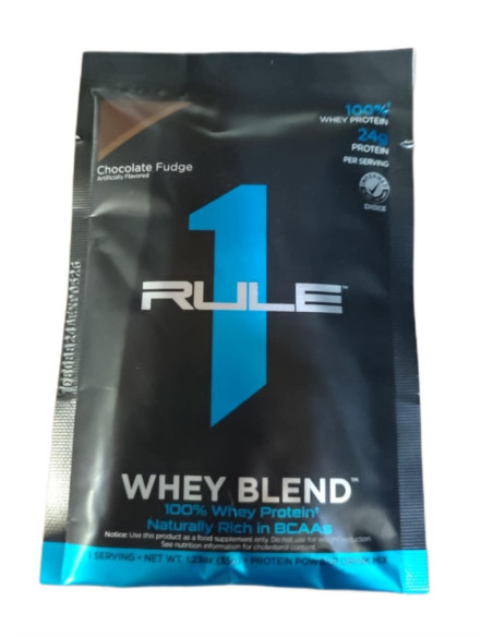 R1 Whey Blend, Chocolate Fudge - 35g (1 serving) | Rule One