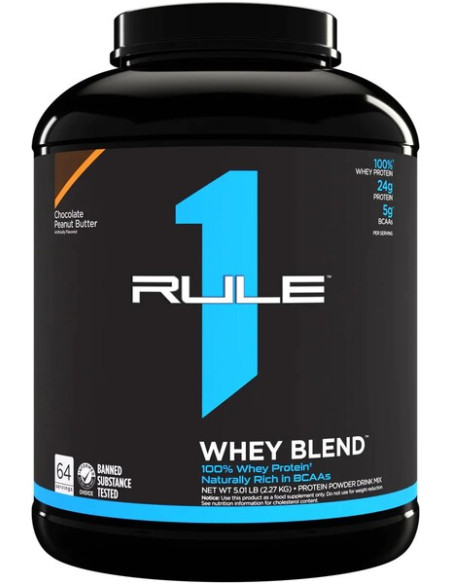 R1 Whey Blend, Chocolate Peanut Butter - 2270g | Rule One
