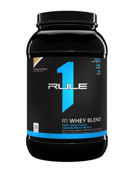 R1 Whey Blend, Cookies & Creme - 884g | Rule One
