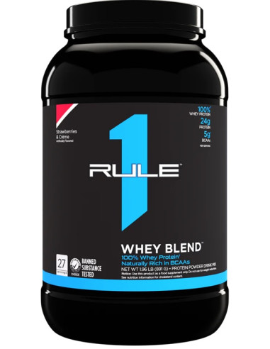 R1 Whey Blend, Strawberries & Creme - 891g |...