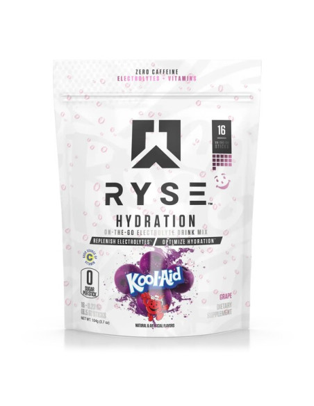 Hydration Sticks, Kool-Aid Grape - 16 x 6.5g | RYSE