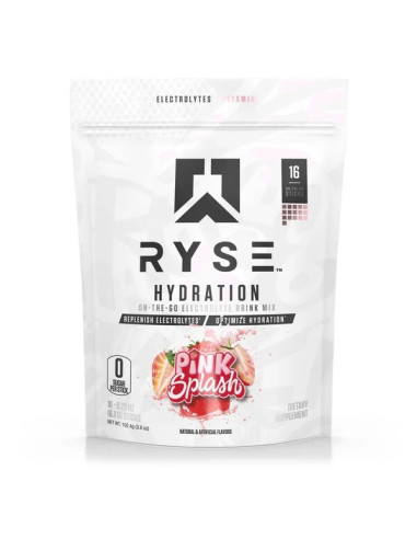 Hydration Sticks, Pink Splash - 16 x 6.4g  | RYSE