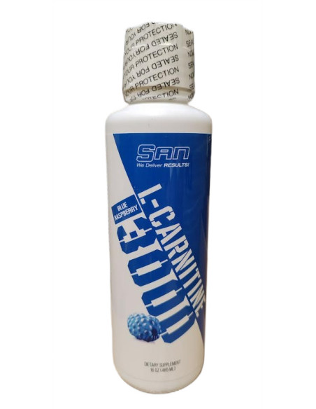 L-Carnitine 3000, Blue Raspberry - 465 ml. | SAN