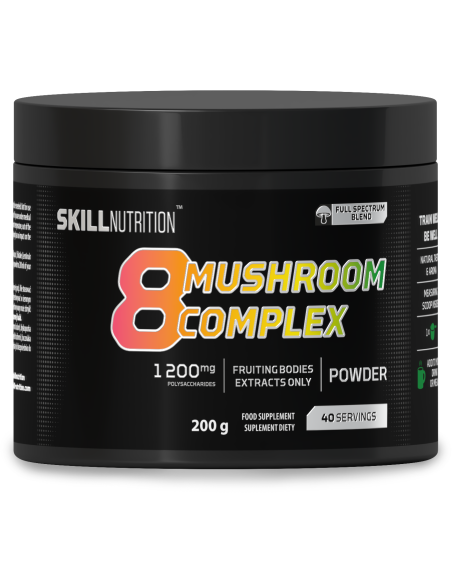 8 Mushroom Complex - 200g | Skill Nutrition