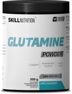 Glutamine Powder, Unflavoured - 500g | Skill Nutrition