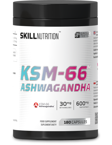KSM-66 Ashwagandha - 180 vegan caps | Skill...