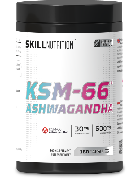 KSM-66 Ashwagandha - 180 vegan caps | Skill Nutrition