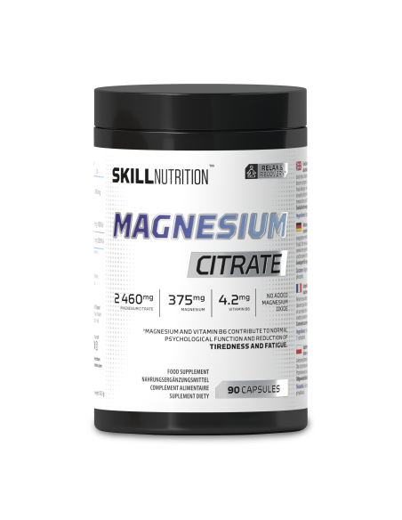 Magnesium + B6 - 90 caps | Skill Nutrition