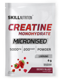 Micronised Creatine Monohydrate, Berry Blast - 6g (1...