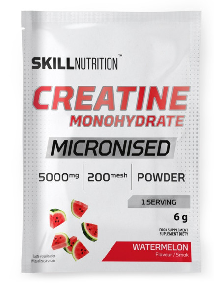 Micronised Creatine Monohydrate, Watermelon - 6g (1 serving) | Skill Nutrition