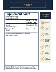 Nanoemulsified D3K2, 50 ml - Quicksilver Scientific 2