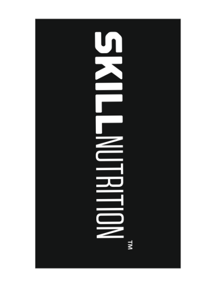 Skill Nutrition Towel, Black & White - 120 x 80cm | Skill Nutrition Accessories