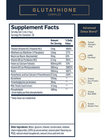 Liposomal Glutathione Complex - 100 ml |...