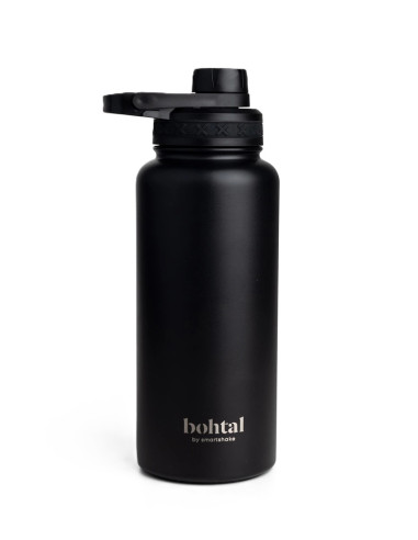 Bohtal Insulated Sports Bottle, Black - 960 ml....