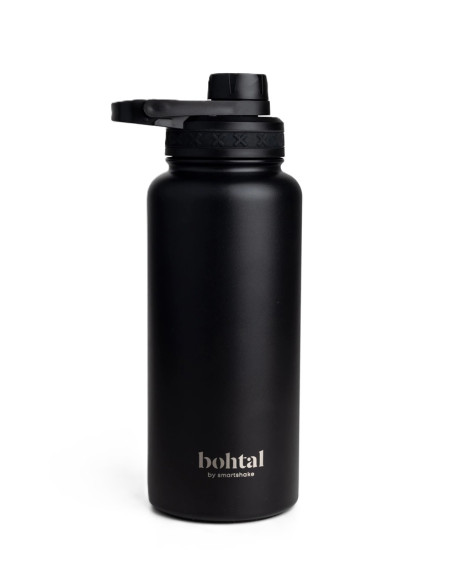 Bohtal Insulated Sports Bottle, Black - 960 ml. | SmartShake