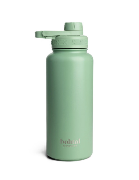 Bohtal Insulated Sports Bottle, Green - 960 ml. | SmartShake