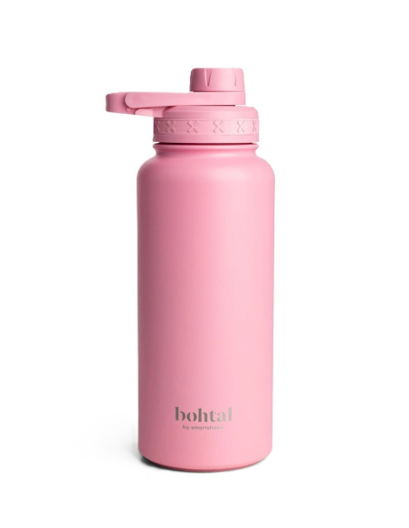 Bohtal Insulated Sports Bottle, Pink - 960 ml. | SmartShake