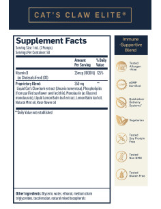 Nanoemulsified Cat's Claw Elite ™ - Quicksilver Scientic 2