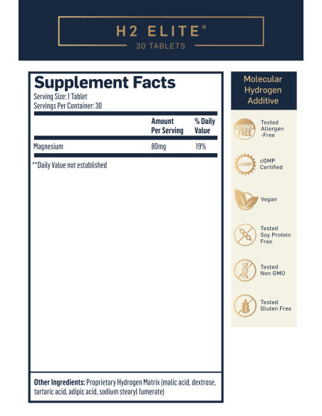 H2 Elite, 30 Tablets - Quicksilver Scientific