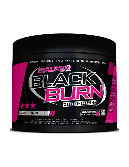 Black Burn Micronized, Fruit Punch - 300g | Stacker2 Europe