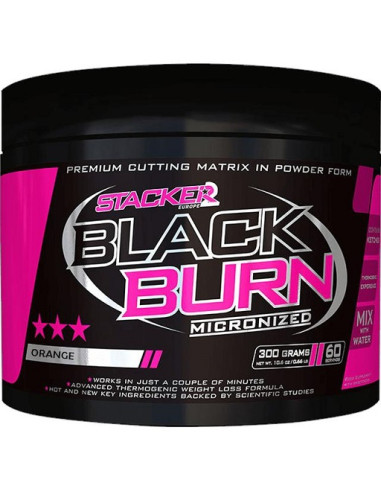 Black Burn Micronized, Orange - 300g | Stacker2...