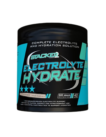 Electrolyte Hydrate, Orange Mango - 300g | Stacker2 Europe
