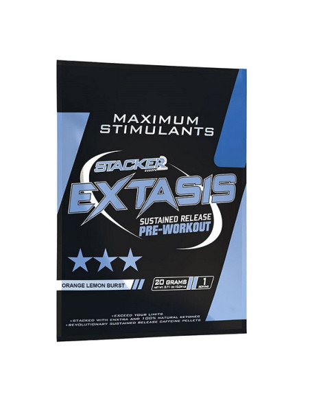 Extasis, Orange Lemon Burst - 20g (1 serving) | Stacker2 Europe