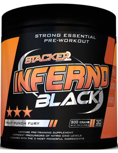 Inferno Black, Fruit Punch Fury - 300g |...