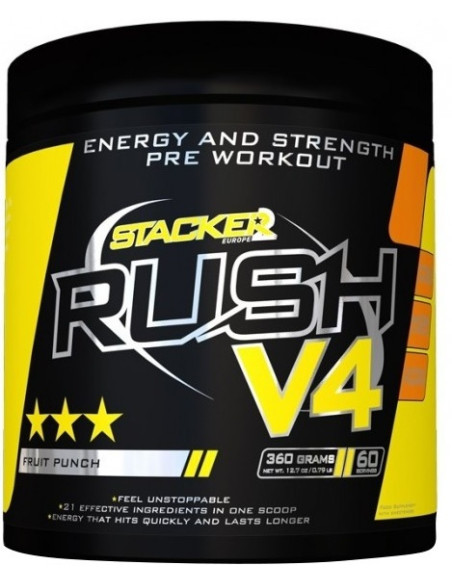Rush V4, Fruit Punch - 360g | Stacker2 Europe