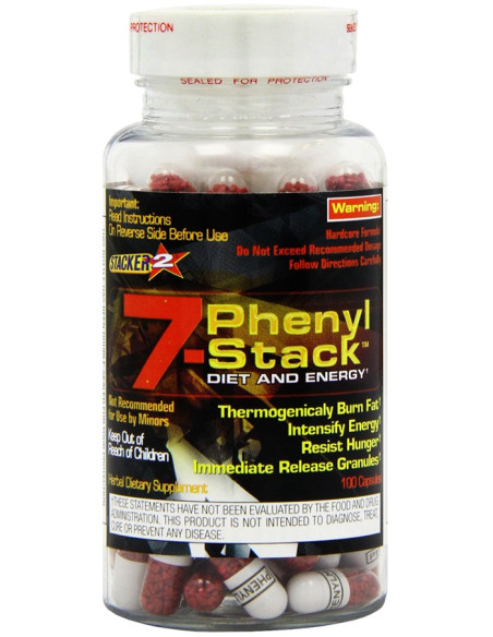 Stacker 2 7-Phenyl Stack - 100 caps | Stacker2 Europe