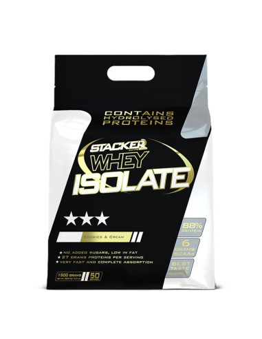 Whey Isolate, Cookies & Cream - 1500g |...