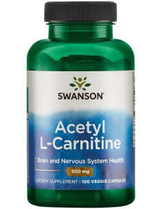 Acetyl L-Carnitine, 500mg - 100 vcaps | Swanson