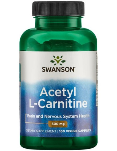 Acetyl L-Carnitine, 500mg - 100 vcaps | Swanson