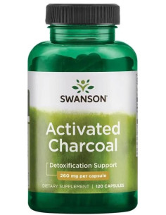 Activated Charcoal, 260mg - 120 caps | Swanson
