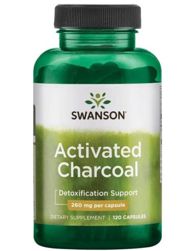 Activated Charcoal, 260mg - 120 caps | Swanson
