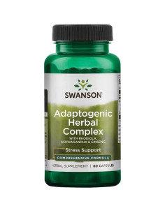 Adaptogenic Herbal Complex with Rhodiola, Ashwagandha &...