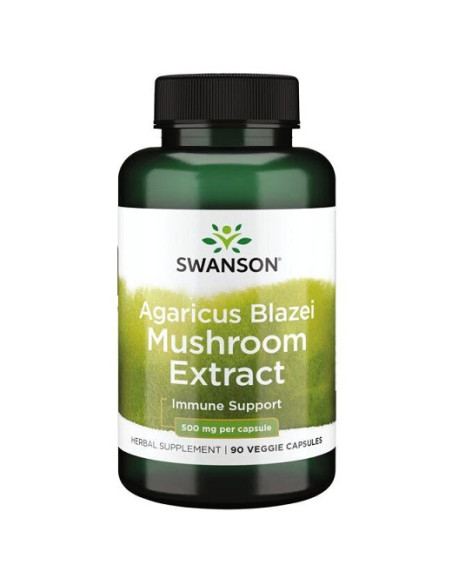 Agaricus Blazei Mushroom Extract, 500mg - 90 vcaps | Swanson