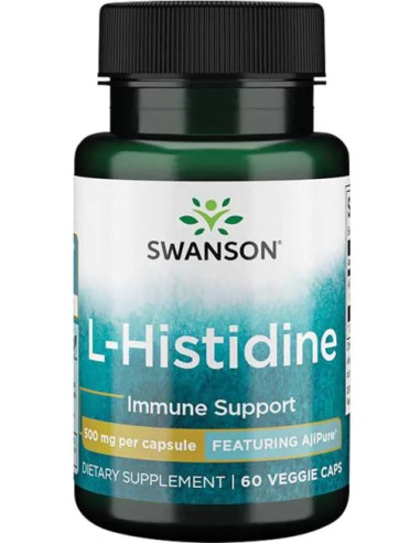 AjiPure L-Histidine, 500mg - 60 vcaps | Swanson
