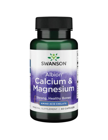 Albion Calcium & Magnesium - 60 caps | Swanson