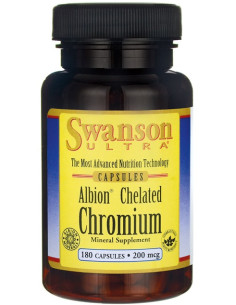 Albion Chelated Chromium, 200mcg - 180 caps | Swanson